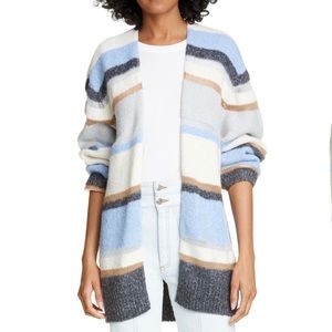 Veronica Beard “Elizabeth” Stripe Cardigan